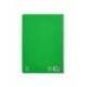 CUADERNO ESPIRAL MARCA LIDERPAPEL DI N A4 PAUTAGUIA TAPA BLANDA 80H 75 GR CUADRO PAUTADO 2,5MM COLOR VERDE
