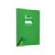 CUADERNO ESPIRAL MARCA LIDERPAPEL DI N A4 PAUTAGUIA TAPA BLANDA 80H 75 GR CUADRO PAUTADO 2,5MM COLOR VERDE