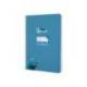 CUADERNO ESPIRAL MARCA LIDERPAPEL DI N A5 PAUTAGUIA TAPA DURA 80H 90 GR CUADRO PAUTADO 5MM COLOR AZUL