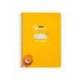CUADERNO ESPIRAL MARCA LIDERPAPEL DI N A5 PAUTAGUIA TAPA DURA 80H 90 GR CUADRO PAUTADO 5MM COLOR AMARILLO