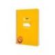 CUADERNO ESPIRAL MARCA LIDERPAPEL DI N A5 PAUTAGUIA TAPA DURA 80H 90 GR CUADRO PAUTADO 5MM COLOR AMARILLO