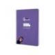 CUADERNO ESPIRAL MARCA LIDERPAPEL DI N A5 PAUTAGUIA TAPA DURA 80H 90 GR CUADRO PAUTADO 4MM COLOR LILA