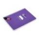 CUADERNO ESPIRAL MARCA LIDERPAPEL DI N A5 PAUTAGUIA TAPA DURA 80H 90 GR CUADRO PAUTADO 3MM COLOR LILA