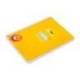 CUADERNO ESPIRAL MARCA LIDERPAPEL DI N A5 PAUTAGUIA TAPA DURA 80H 90 GR CUADRO PAUTADO 3MM COLOR AMARILLO