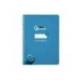 CUADERNO ESPIRAL MARCA LIDERPAPEL DI N A5 PAUTAGUIA TAPA BLANDA 40H 75 GR CUADRO PAUTADO 3MM COLOR AZUL