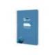 CUADERNO ESPIRAL MARCA LIDERPAPEL DI N A5 PAUTAGUIA TAPA BLANDA 40H 75 GR CUADRO PAUTADO 3MM COLOR AZUL