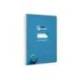 CUADERNO ESPIRAL MARCA LIDERPAPEL DI N A5 PAUTAGUIA TAPA BLANDA 40H 75 GR CUADRO PAUTADO 3MM COLOR AZUL