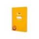 CUADERNO ESPIRAL MARCA LIDERPAPEL DI N A5 PAUTAGUIA TAPA BLANDA 40H 75 GR CUADRO PAUTADO 3MM COLOR AMARILLO