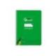 CUADERNO ESPIRAL MARCA LIDERPAPEL DI N A5 PAUTAGUIA TAPA BLANDA 40H 75 GR CUADRO PAUTADO 2,5MM COLOR VERDE