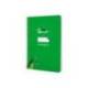 CUADERNO ESPIRAL MARCA LIDERPAPEL DI N A5 PAUTAGUIA TAPA BLANDA 40H 75 GR CUADRO PAUTADO 2,5MM COLOR VERDE