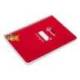 CUADERNO ESPIRAL MARCA LIDERPAPEL DI N A5 PAUTAGUIA TAPA BLANDA 40H 75 GR CUADRO PAUTADO 2,5MM COLOR ROJO