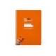 CUADERNO ESPIRAL MARCA LIDERPAPEL DI N A5 PAUTAGUIA TAPA BLANDA 40H 75 GR CUADRO PAUTADO 2,5MM COLOR NARANJA