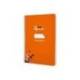 CUADERNO ESPIRAL MARCA LIDERPAPEL DI N A5 PAUTAGUIA TAPA BLANDA 40H 75 GR CUADRO PAUTADO 2,5MM COLOR NARANJA