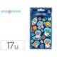 PEGATINAS MARCA IMAGINOVO LUMINOSAS ASTRONAUTAS LUMINOSAS 250X145 MM EN BLISTER
