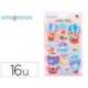 PEGATINAS MARCA IMAGINOVO GLOBO MAGIC DREAMS CON RELIEVE 210X130 MM EN BLISTER