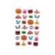 PEGATINAS IMAGINOVOL CUTE ANIMALES SALVAJES CARAS CON RELIEVE 190X105 MM EN BLISTER