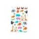 PEGATINAS MARCA IMAGINOVO CUTE ANIMALES SAFARI CON RELIEVE 190X105 MM EN BLISTER