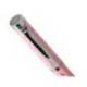 ROLLER MARCA BELIUS BELLA ALUMINIO COLOR ROSA DISEÑO PLATEADO RELIEVE TINTA COLOR NEGRO CAJA DE DISEÑO