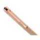 BOLIGRAFO MARCA BELIUS ROSE ALUMINIO COLOR BEIGE CLARO ORO ROSA TINTA AZUL CAJA DE DISEÑO
