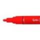 ROTULADOR MARCA LIDERPAPEL ACRYLIC BASE AGUA TODO TIPO DE SUPERFICIE PUNTA REDONDA 3 MM ROJO