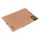 CARPETA MARCA LIDERPAPEL GOMAS DIN A4+ COLOR KRAFT MARRON CARTULINA