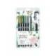 SET WATERCOLORING MARCA TOMBOW GREENERY 9 PIEZAS