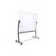 Pizarra Blanca Lacada Magnetica soporte volteable 90x120cm