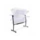 Pizarra Blanca Lacada Magnetica soporte volteable 90x120cm
