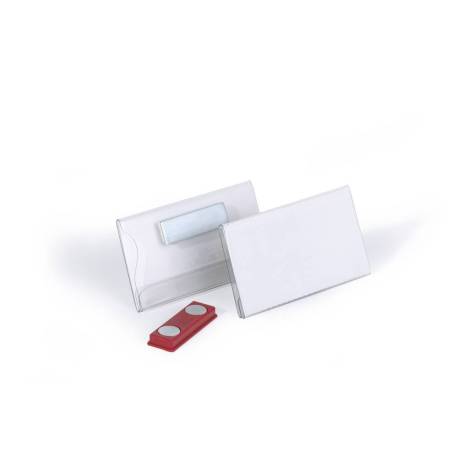 IDENTIFICADOR CON IMAN MARCA DURABLE HORIZONTAL PVC 40X75 MM