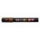ROTULADOR MARCA UNI POSCA PC-5M MARRON