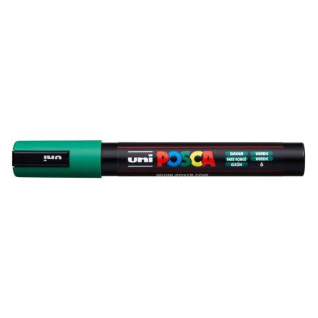 ROTULADOR MARCA UNI POSCA PC-5M VERDE
