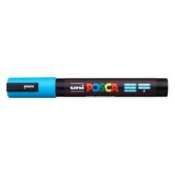 ROTULADOR MARCA UNI POSCA PC-5M AZUL CLARO