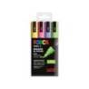 ROTULADOR MARCA UNI POSCA PC-5M/4C ESTUCHE DE 4 UNIDADES COLORES BRILLANTES SURTIDOS