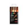 ROTULADOR MARCA UNI POSCA PC-5M/4C ESTUCHE DE 4 UNIDADES COLORES MADERA SURTIDOS