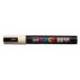 ROTULADOR MARCA UNI POSCA 1,8 - 2,5 MM PC-5M BEIGE