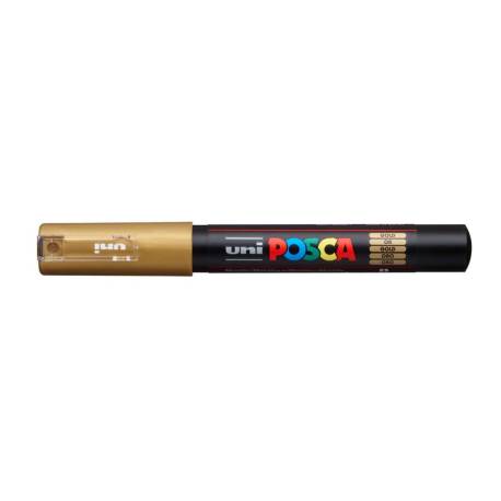 ROTULADOR MARCA UNI POSCA 0,7 MM PC-1M ORO