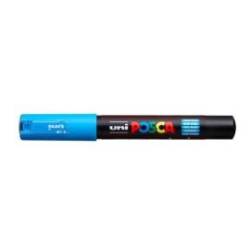ROTULADOR MARCA UNI POSCA 0,7 MM PC-1M AZUL CLARO