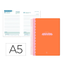 AGENDA ESCOLAR LIDERPAPEL 25-26 ESPIRAL CLASSIC NARANJA DIA PAGINA DIN A5 BILINGÜE PAPEL FSC 70 GR