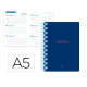 AGENDA ESCOLAR LIDERPAPEL 25-26 ESPIRAL CLASSIC NARANJA SEMANA VISTA A5 BILINGÜE PAPEL FSC 70 GR
