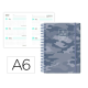 AGENDA ESCOLAR LIDERPAPEL 25-26 ESPIRAL PATTERNS MILITAR GRIS SEMANA VISTA A6 BILINGÜE PAPEL FSC 80 GR