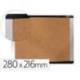 PIZARRA CORCHO MARCA BI-OFFICE INKA RECICLADO MARCO DE ALUMINIO 280X216 CM