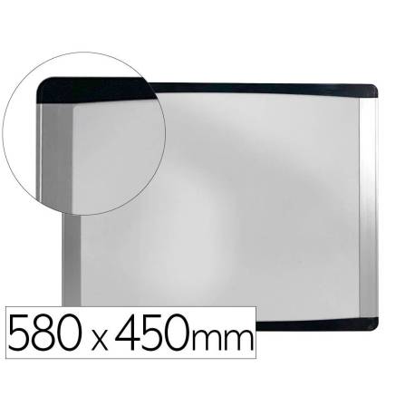 PIZARRA BLANCA MARCA BI-OFFICE INKA MAGNETICA ACERO LACADO MARCO DE ALUMINIO 580X450 CM