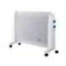 RADIADOR MARCA BLAUPUNKT 2000W DOS NIVELES POTENCIA PROTECCION SOBRECALENTAMIENTO CON RUEDAS COLOR BLANCO