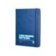 AGENDA ESCOLAR ANTARTIK 25-26 ENCUADERNADA GO! SIMIL PIEL AZUL OSCURO SEMANA VISTA DIN A5 BILINGÜE PAPEL FSC 80 GR