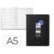 AGENDA ESCOLAR ANTARTIK 25-26 ENCUADERNADA GO! SIMIL PIEL NEGRO SEMANA VISTA DIN A5 BILINGÜEPAPEL FSC 80 GR