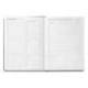 AGENDA ESCOLAR ANTARTIK 25-26 ENCUADERNADA GO! SIMIL PIEL NEGRO SEMANA VISTA DIN A5 BILINGÜEPAPEL FSC 80 GR