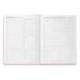 AGENDA ESCOLAR ANTARTIK 25-26 ENCUADERNADA GO! SIMIL PIEL FUCSIA SEMANA VISTA DIN A5 BILINGÜE PAPEL FSC 80 GR