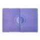 AGENDA ESCOLAR MARCA ANTARTIK 25-26 ENCUADERNADA GO! SIMIL PIEL MORADO SEMANA VISTA A5 BILINGÜE PAPEL FSC 80 GR