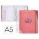 AGENDA ESCOLAR ANTARTIK 25-26 ESPIRAL FUN DAY ROSA DIA PAGINA DIN A5 BILINGÜE PAPEL FSC 80 GR