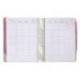 AGENDA ESCOLAR ANTARTIK 25-26 ESPIRAL FUN DAY ROSA DIA PAGINA DIN A5 BILINGÜE PAPEL FSC 80 GR